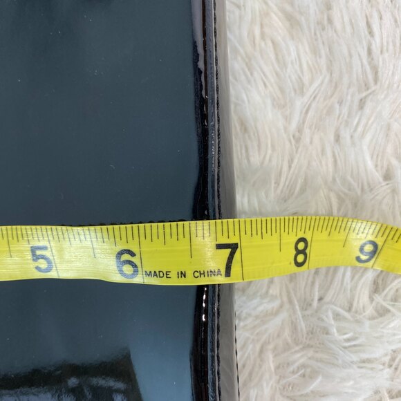 Ted Baker Black Patent Long Clutch Bag No Strap - Picture 6 of 10